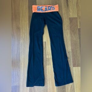 PINK Victoria's Secret Chicago Bears Black Legging with Orange Waistband Size XS